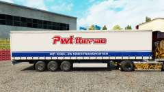 Pele PWT Termo em uma cortina semi-reboque para Euro Truck Simulator 2