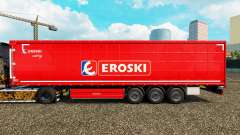 Pele Eroski em uma cortina semi-reboque para Euro Truck Simulator 2