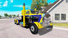 Pele Longa Estrada de Transporte por caminhão Peterbilt 351 para American Truck Simulator
