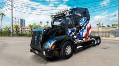 Bandeira americana pele para a Volvo caminhões VNL 670 para American Truck Simulator