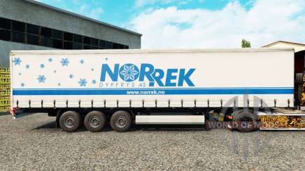 Pele Norrek em uma cortina semi-reboque para Euro Truck Simulator 2