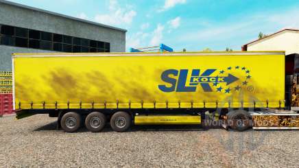 Pele SLK Kock GmbH em uma cortina semi-reboque para Euro Truck Simulator 2