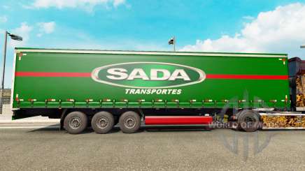 SADA Transportes pele para engate de reboque cortina para Euro Truck Simulator 2