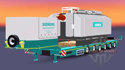 Baixa varrer com a carga do transformador Siemens para Euro Truck Simulator 2