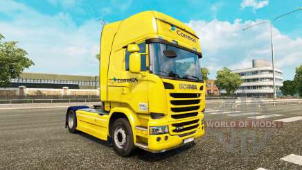 Correios pele para o Scania Streamline caminhão para Euro Truck Simulator 2