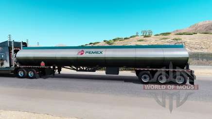 Pele Pemex de combustível, semi-tanque para American Truck Simulator