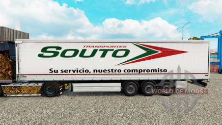 Pele Souto cortina semi-reboque para Euro Truck Simulator 2