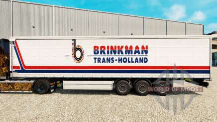 Pele Brinkman em uma cortina semi-reboque para Euro Truck Simulator 2