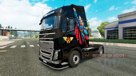 Superman pele para a Volvo caminhões para Euro Truck Simulator 2