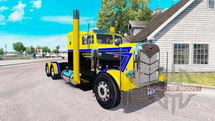 Pele Longa Estrada de Transporte por caminhão Peterbilt 351 para American Truck Simulator