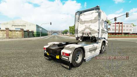 A pele do Exército no tractor Scania para Euro Truck Simulator 2