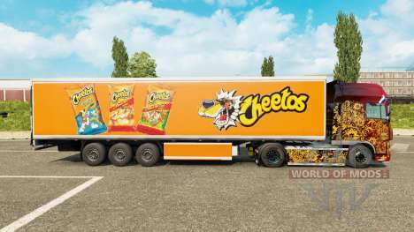 Pele Cheetos na refrigerado semi-reboque para Euro Truck Simulator 2