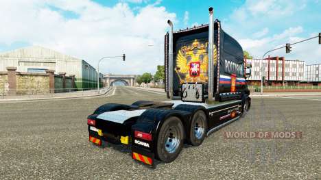 A rússia pele para a Scania T caminhão para Euro Truck Simulator 2