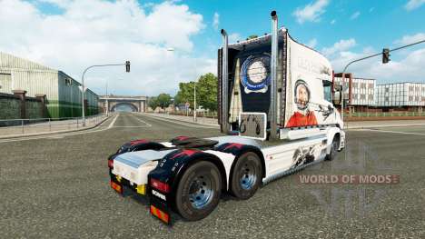 Gagarin pele para caminhão Scania T para Euro Truck Simulator 2