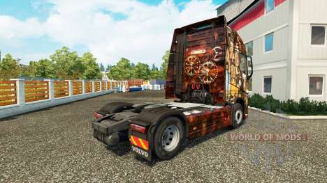 Sexy Steampunk pele para a Volvo caminhões para Euro Truck Simulator 2
