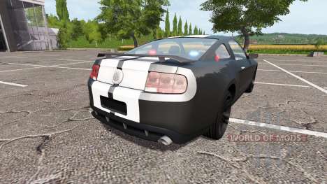 Ford Mustang GT Road Rage Police para Farming Simulator 2017