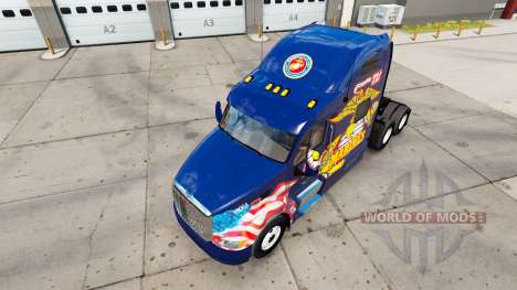 Peles no trator Peterbilt 387 para American Truck Simulator