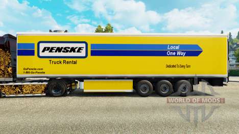 A Penske pele para o refrigerados trailer para Euro Truck Simulator 2