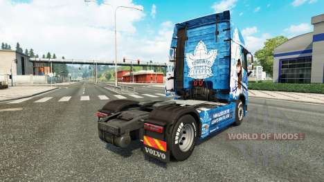 O Toronto Maple Leafs pele para a Volvo caminhõe para Euro Truck Simulator 2