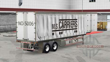 Pele M. S. Transportadoras em uma cortina semi-r para American Truck Simulator
