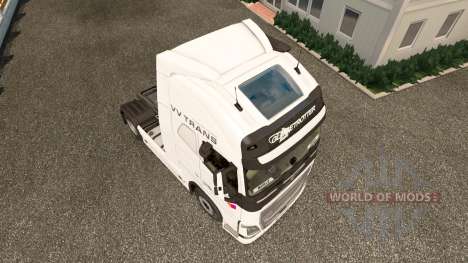 VV Trans pele para a Volvo caminhões para Euro Truck Simulator 2