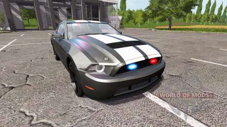 Ford Mustang GT Road Rage Police para Farming Simulator 2017