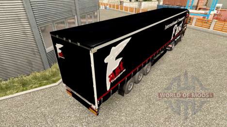 A pele Rápido Internationale de Transporte no se para Euro Truck Simulator 2
