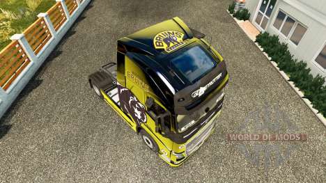 Boston Bruins pele para a Volvo caminhões para Euro Truck Simulator 2