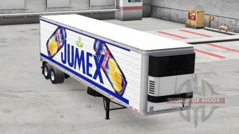 Jumex, a pele do reefer trailer para American Truck Simulator