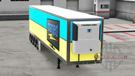 Refrigerado semi-reboque v2.0 para American Truck Simulator