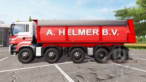 MAN TGS 18.440 A. Helmer B.V. dump v2.4 para Farming Simulator 2017