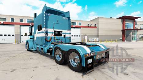 Azul Gelo pele para o caminhão Peterbilt 389 para American Truck Simulator