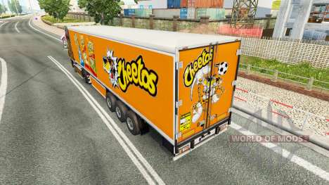 Pele Cheetos na refrigerado semi-reboque para Euro Truck Simulator 2