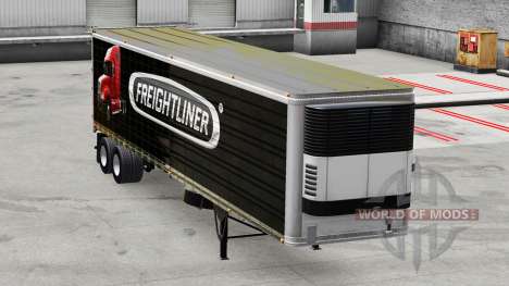 Pele Freightliner reefer semi-reboque para American Truck Simulator