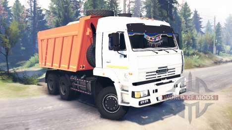 KamAZ-65111 para Spin Tires