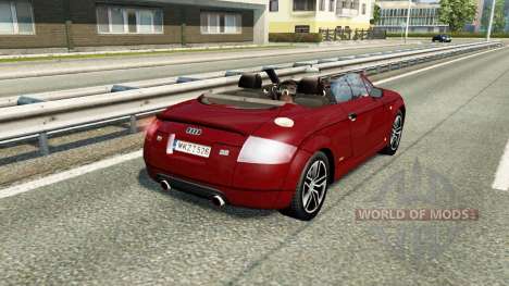 Audi TT Roadster (8N) para o tráfego para Euro Truck Simulator 2