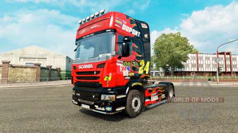 NASCAR pele para o Scania truck para Euro Truck Simulator 2