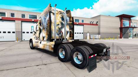 Leon pele para o caminhão Peterbilt 579 para American Truck Simulator