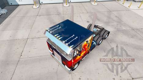 Dragão de Fogo de pele para o caminhão Peterbilt para American Truck Simulator