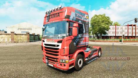 Projeto da pele sobre o N7 trator Scania para Euro Truck Simulator 2