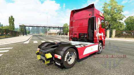 Natal pele para caminhões DAF para Euro Truck Simulator 2
