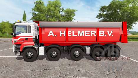 MAN TGS 18.440 A. Helmer B.V. dump v2.3 para Farming Simulator 2017