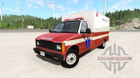 Gavril H-Series San Andreas Ambulance v0.1 para BeamNG Drive