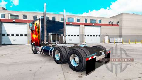 Dragão de Fogo de pele para o caminhão Peterbilt para American Truck Simulator