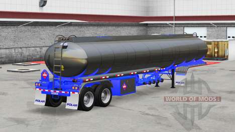 Combustível semi-reboque Polar para American Truck Simulator