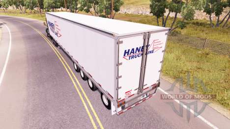 Quatro eixos do semi-reboque para American Truck Simulator