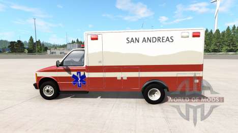 Gavril H-Series San Andreas Ambulance v0.1 para BeamNG Drive
