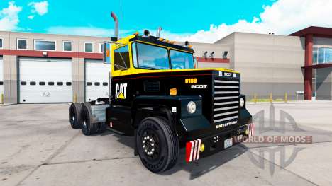A pele da Caterpillar tractor Scot A2HD para American Truck Simulator