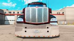 Cromado pára-choques para um Peterbilt 579 trator para American Truck Simulator
