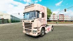 Pele Pink Panter no trator Scania para Euro Truck Simulator 2